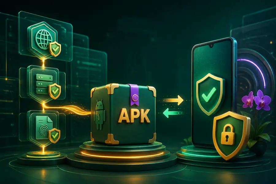 APK download source and installation safety checks